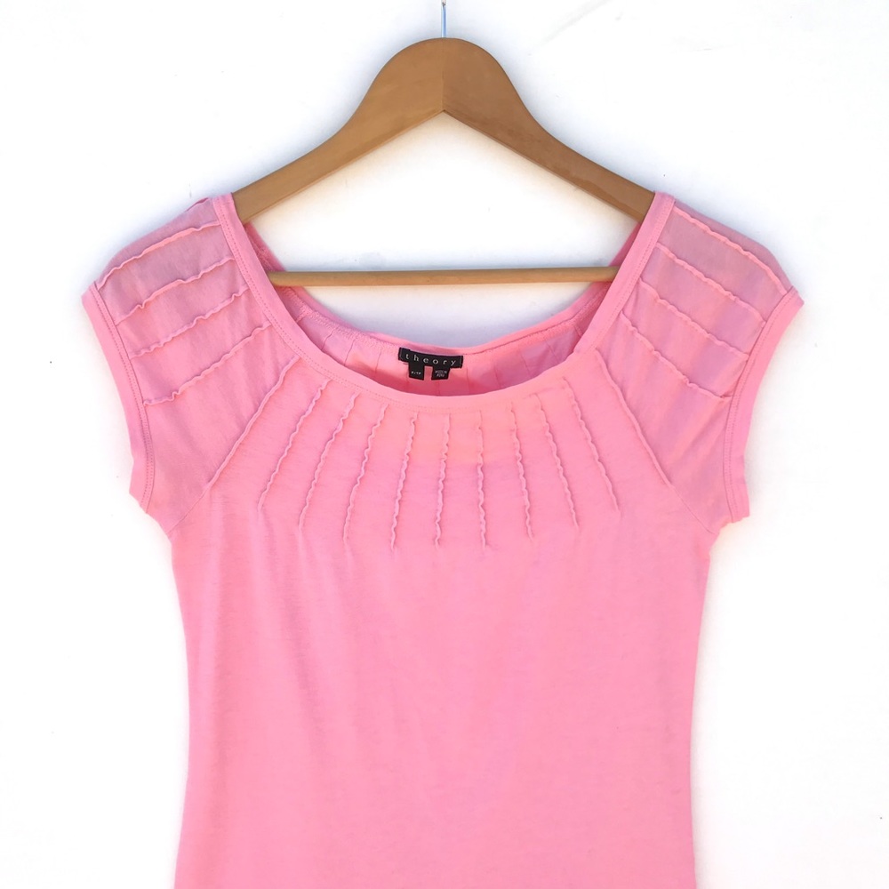 Theory Top Blouse Cap sleeve - Picture 2 of 8